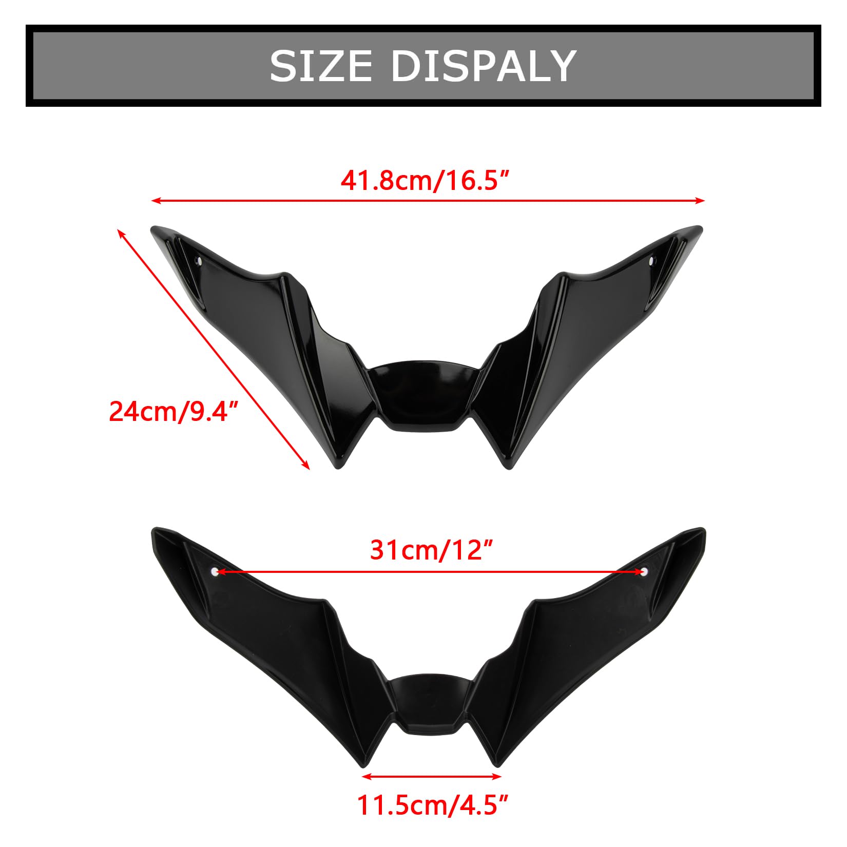 Fit For YAMAHA MT-09 MT09 MT 09 SP 2024 2025 Motorcycle Front Wheel Fender Beak Nose Cone Extension Extender Cowl Spoiler Cover