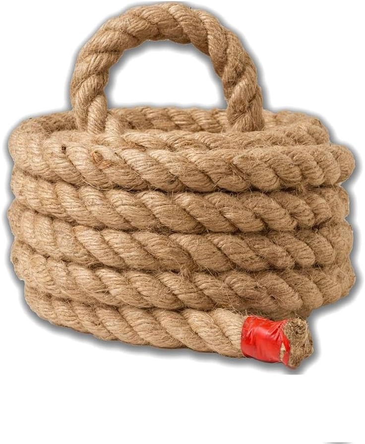 Jute Rope 10mm Natural Heavy Duty Twine for Crafts Cat Scratch Post Bundling and Hanging(10mm,5m/16ft)