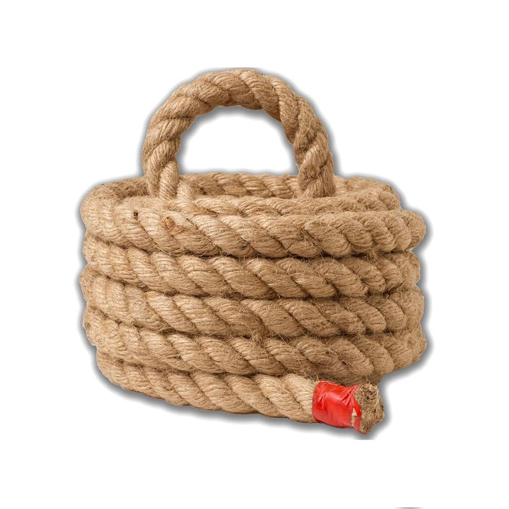 Juteseil Natürliches Hanfseil DIY Verdrehtes Manilaseil Für Handwerk Gartenarbeit Klettern Hängematte Nautisch Tauziehen Geländer Innen- Und Außendekoration(16mm,50m/164ft)