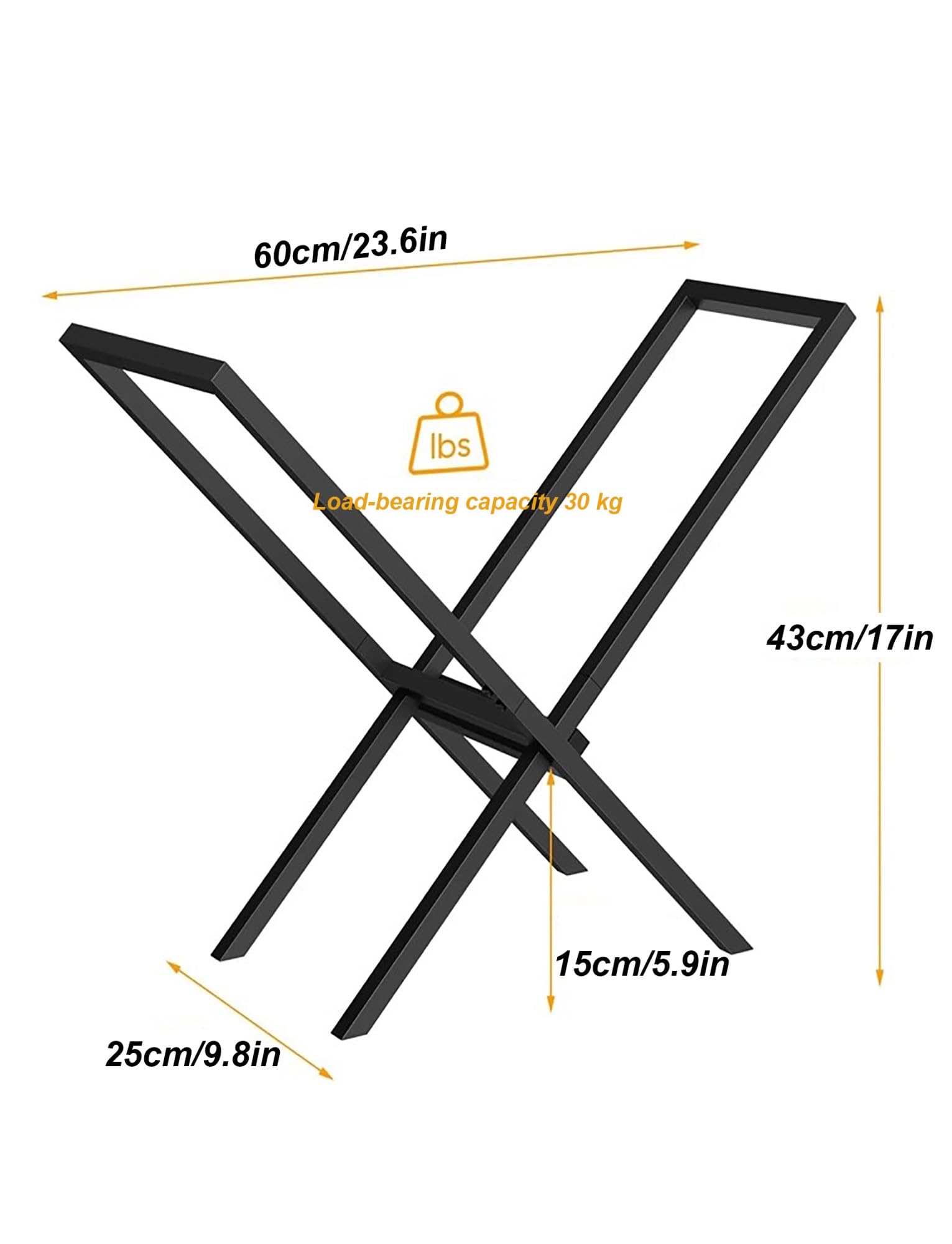 Leñero Interior para Chimenea, Soporte para Leña En Forma De X para Exteriores, Organizador De Almacenamiento Y Apilador De Leña Resistente para Exteriores.
