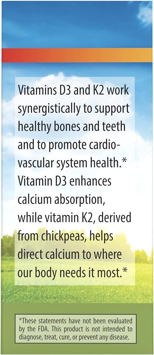 Carlson - Super Daily D3 + K2, 50 mcg D3 + 45 mcg MK-7, Heart & Bone Health, 90 Liquid Drops, 2.54 ml - Image 4