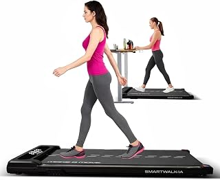 Cockatoo SmartWalk 1A Slimmest Walking Pad for Home, with Speed 1-6Km/Hr, 3HP Peak, 2-Level Incline Underdesk Treadmill (M... Price In India