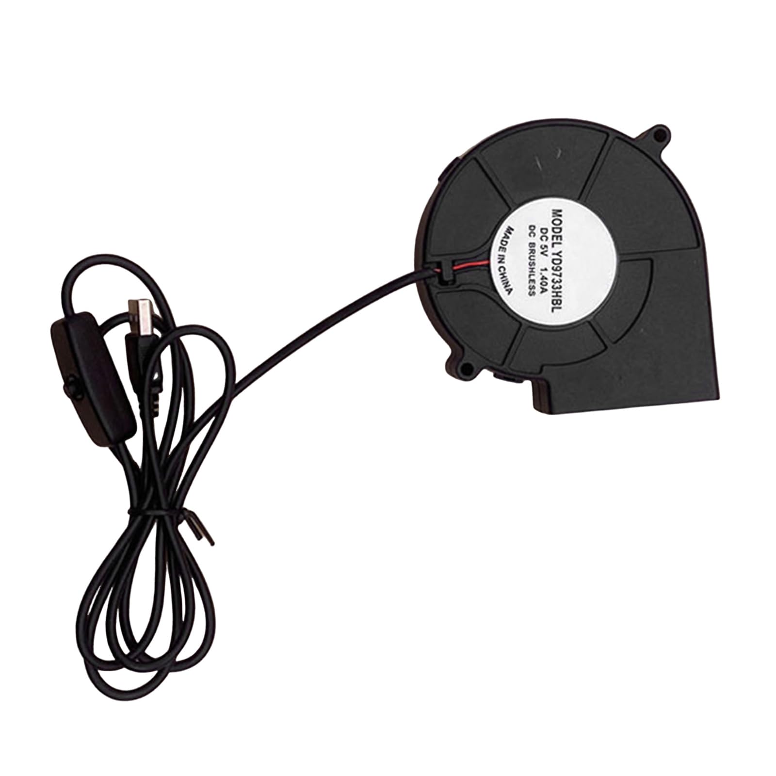 Kalttoy With Switch Efficient 9733 High Speed Usb Cooling Blower Fan For Various Cooling Needs Bbq & 3D Printing With Optional Speed Control Blower Fan For Bbq