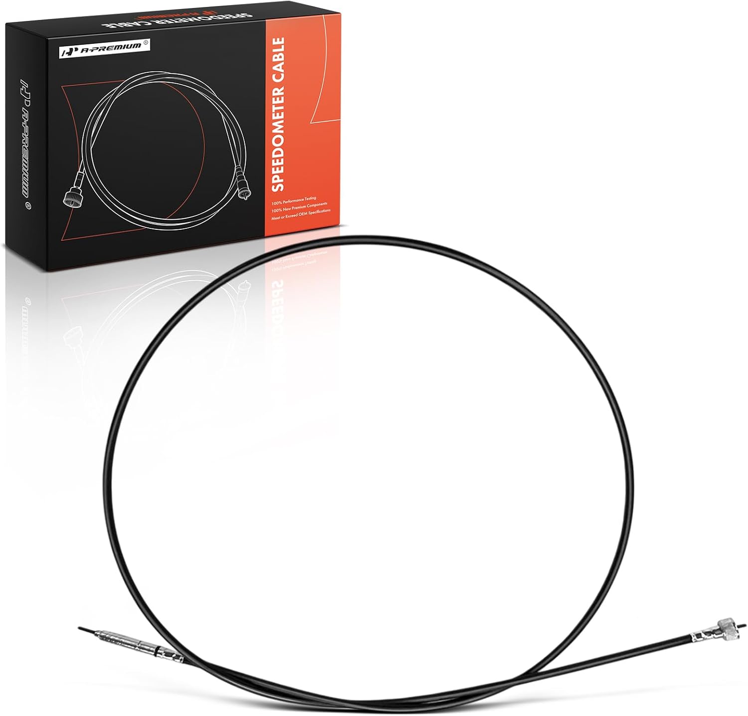 A-Premium 81 in Speedometer Cable Compatible with Dodge Charger, Aspen, Diplomat, Magnum, Mirada & Chrysler Town & Country, Cordoba, New Yorker & AMC Concord, Eagle & Plymouth Caravelle, Gran Fury