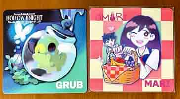 ゲーマー焼き GiGO渋谷 Hollow Knight コースター 12枚セット ゲーマー焼き GiGO渋谷 Hollow Knight コースター 12枚セット