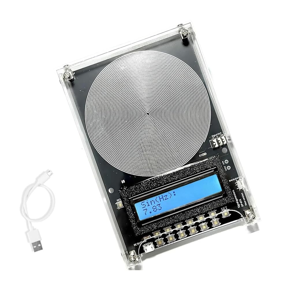 Nxyupv Custom Frequency Generator V2, 7.83Hz Schumannwave Resonance Generator 0.01Hz~200000Hz Adjustable Sine Wave Resonance A