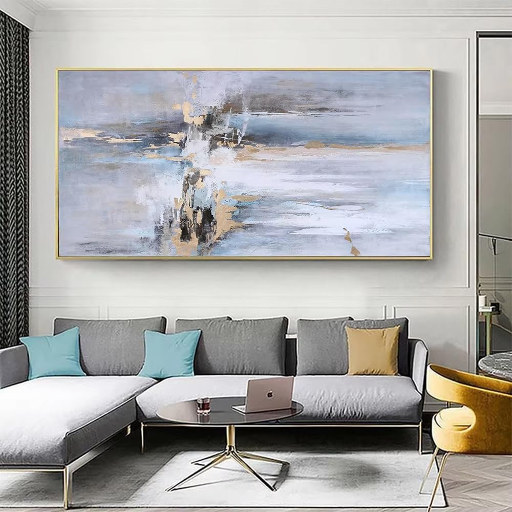 DFZEWKI Abstract Large on Canvas Wall Art for Living Room Decoration Accessories Frameless Wall Art Prints Ideal(55x110cm(22x43in)/No frame)