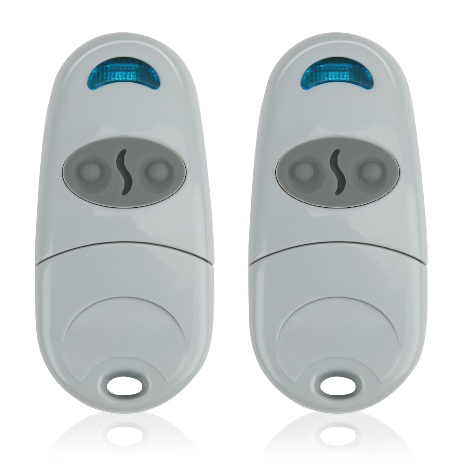 2Pcs Remote Control Gate, 433.92 MHz Universal Gate Remote Control, 2 Channels Transmitter Compatible for CAME Top 432EE, 432EV, 432A, 432S, T432, 432NA, 432M, Batteries Included