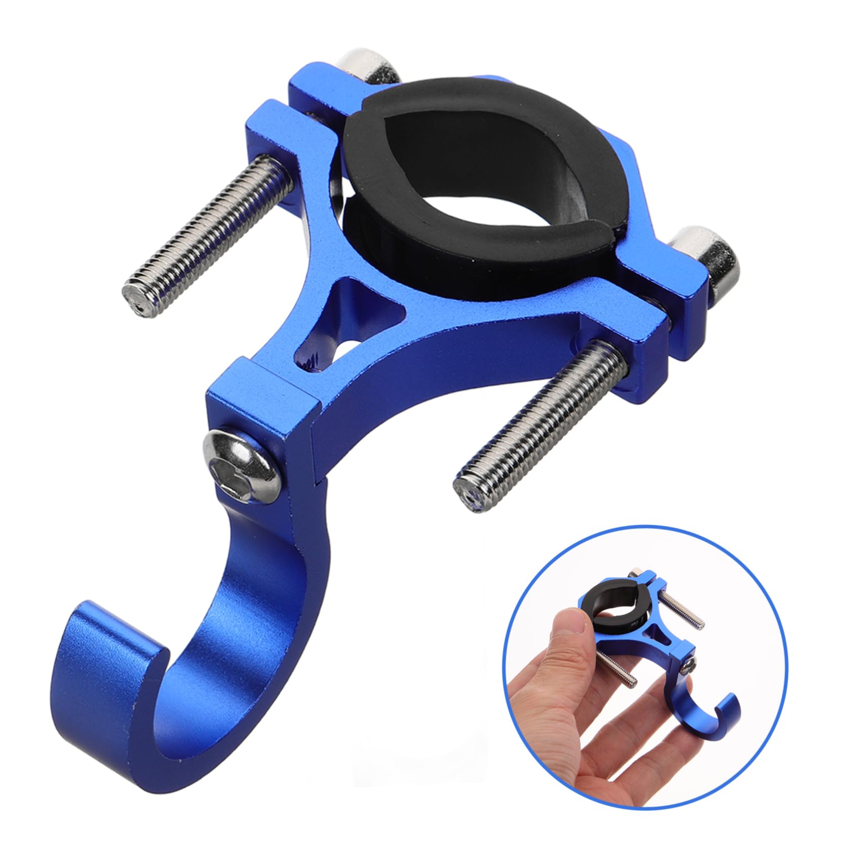 UPKOCH 3 Gancio per Manubrio Elettrico Accessorio per Scooter Facile Installazione e Spazio Aggiuntivo per Appendere