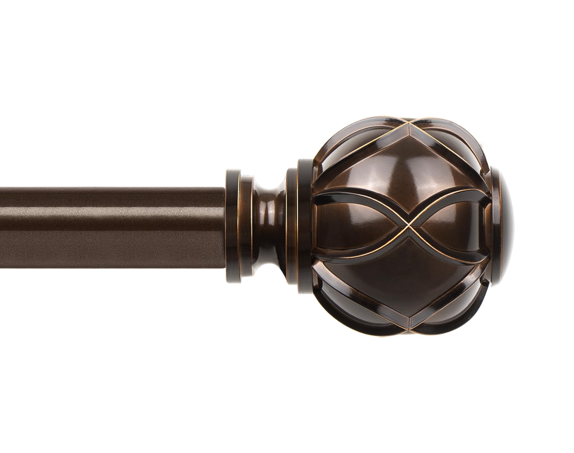 Snapklik.com : Curtain Rod 48 To 84 Inch, HOTOZON Heavy Duty Curtain ...