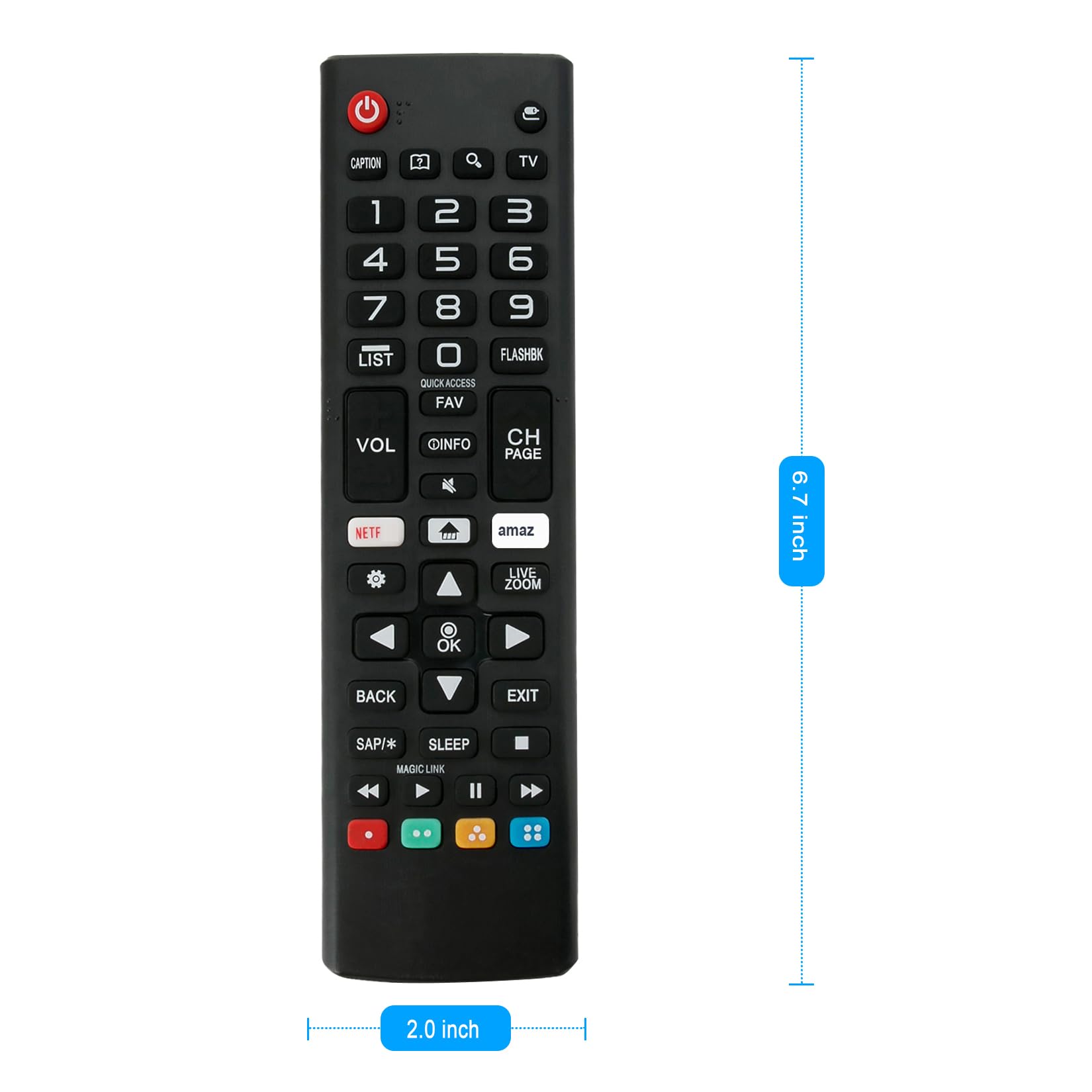 Amazon.com: AKB75095307 Replace Remote fit for LG TV 43UJ6300