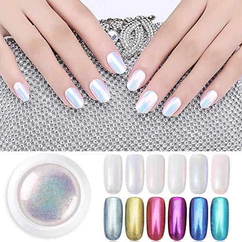 STAY GENT 12 Kästen Nagel Spiegel Pulver Mirror Powder Chrome Pulver nägel Set Nail Glitzerpuder Laser Holographic Nail… – Bild 3