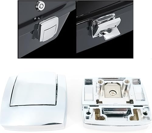 Miniatura 4 de Americruise - Paquete de pestillos para maletero de motocicleta, compatible con Harley Davidson 1980-2013 Touring Road King FLHT FLHX FLTR CVO Road