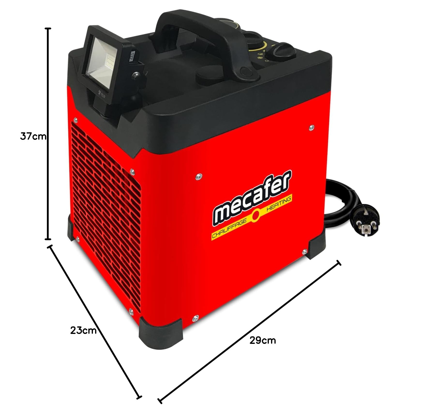 Mecafer Ogrzewanie mh3400l - 3300w - z lampą LED