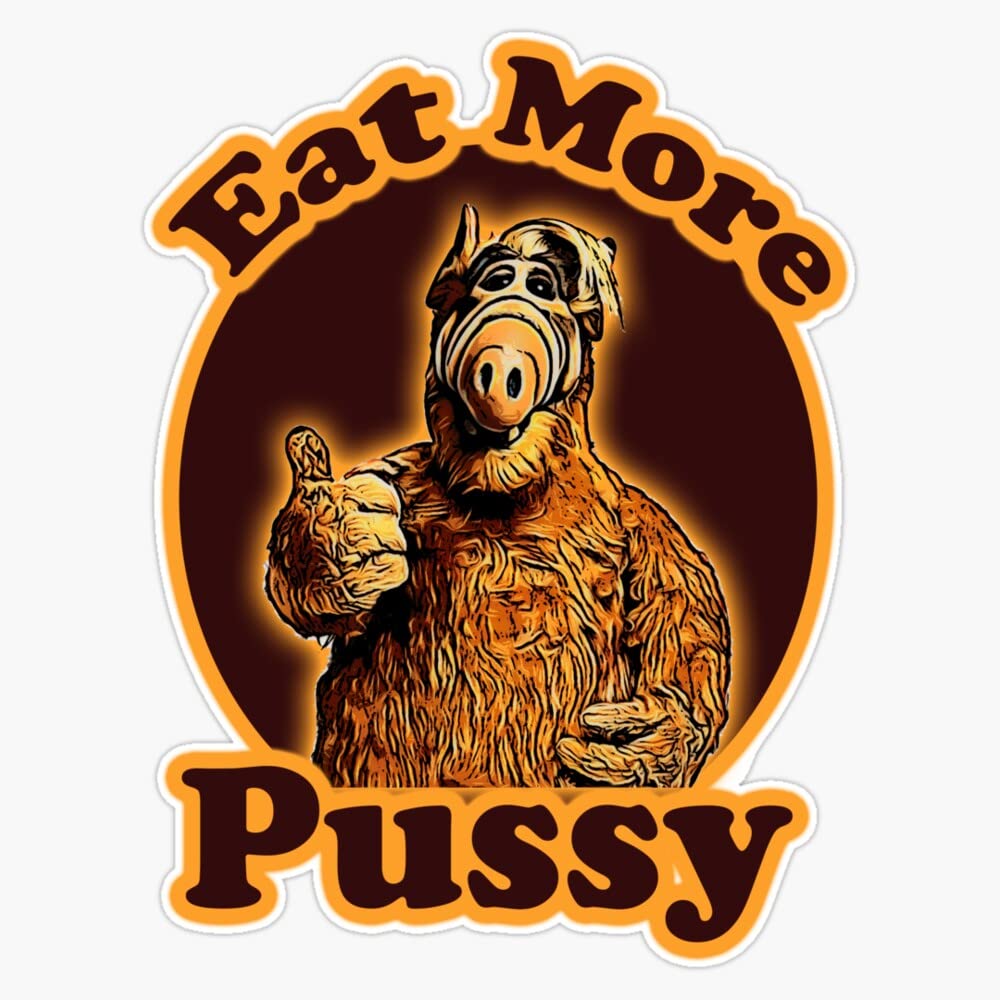 Platomity GraphicsAlf Bumper Sticker Vinyl Decal 5"