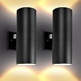 Dusk to Dawn LED Modern Outdoor Wall Lights, 12