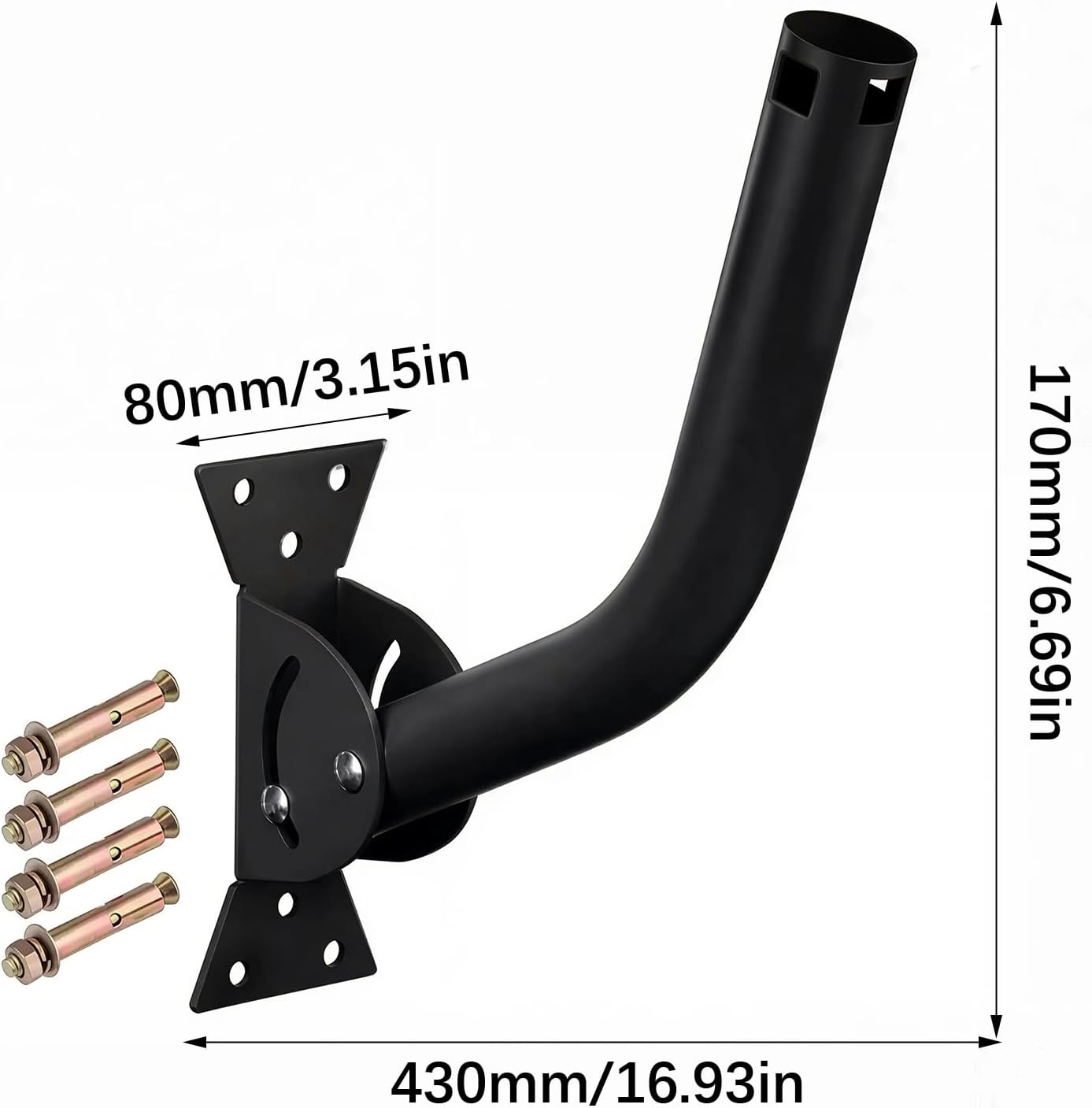 高さとコーナーの変更可能なアルミニウムマウント 屋外衛星インターネットアンテナ用 不浸透性のプランを強調 安定した接続のための簡単な