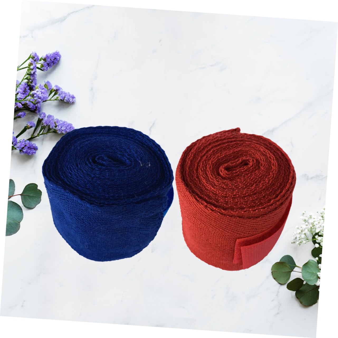 Gogogmee 2pcs Cotton Boxing Hand Wraps 2.5m Long Handguard Straps Gym Wrist Wraps Sports Appliance