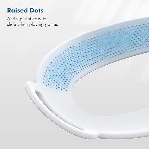 Miniatura 4 de KIWI design Reemplazo de almohadilla de correa de auriculares para correa Elite compatible con Quest 2Quest 3 (blanco)