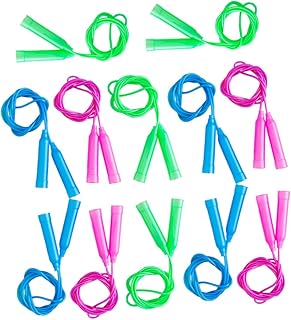 Sosoport 48 Pcs Color Skipping Rope Jump Ropes for Kids Exercise Jump Rope Jump Ropes for Fitness Workout Skipping Rope Jumprope for Fitness Children Jump Rope Portable Skipping Ropes Soft