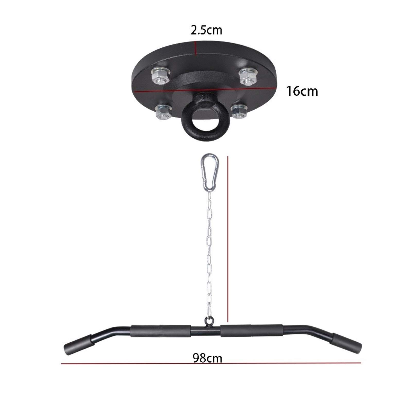 ZHANGQINGXIU Supporto per Sacco da Boxe,Ganci per Sacco da Boxe Pesanti Staffe Gancio per Montaggio A Soffitto A Parete per Sacco da Boxe, Resistente per Boxe E Allenamento MMA, 6 Misure