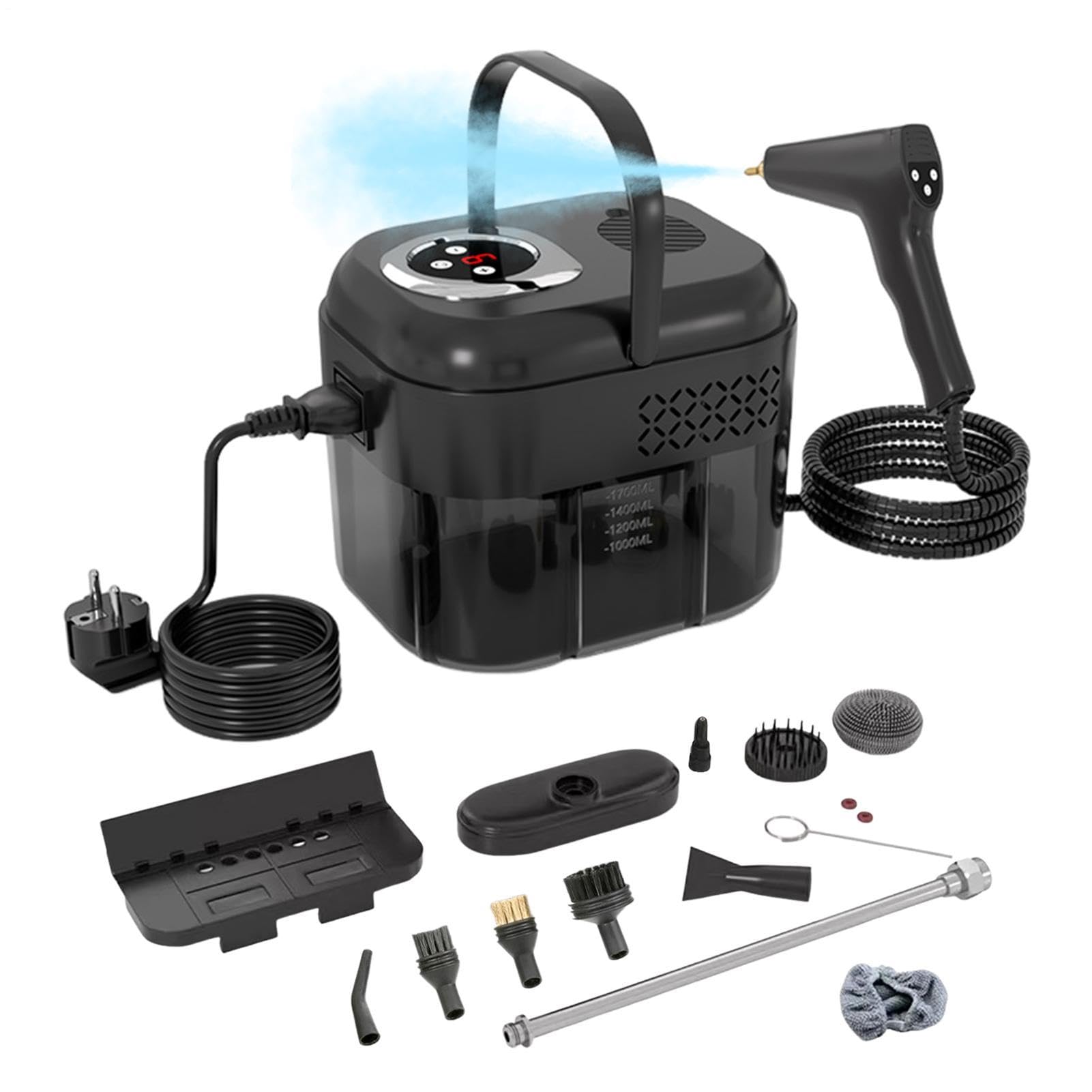 Limpiador A Vapor Para Doméstico 6 niveles de extracción de suciedad | Limpiador a vapor para cocina Para azulejos, sillón, muebles, alfombras, suelos de madera, sofá, tapicerías