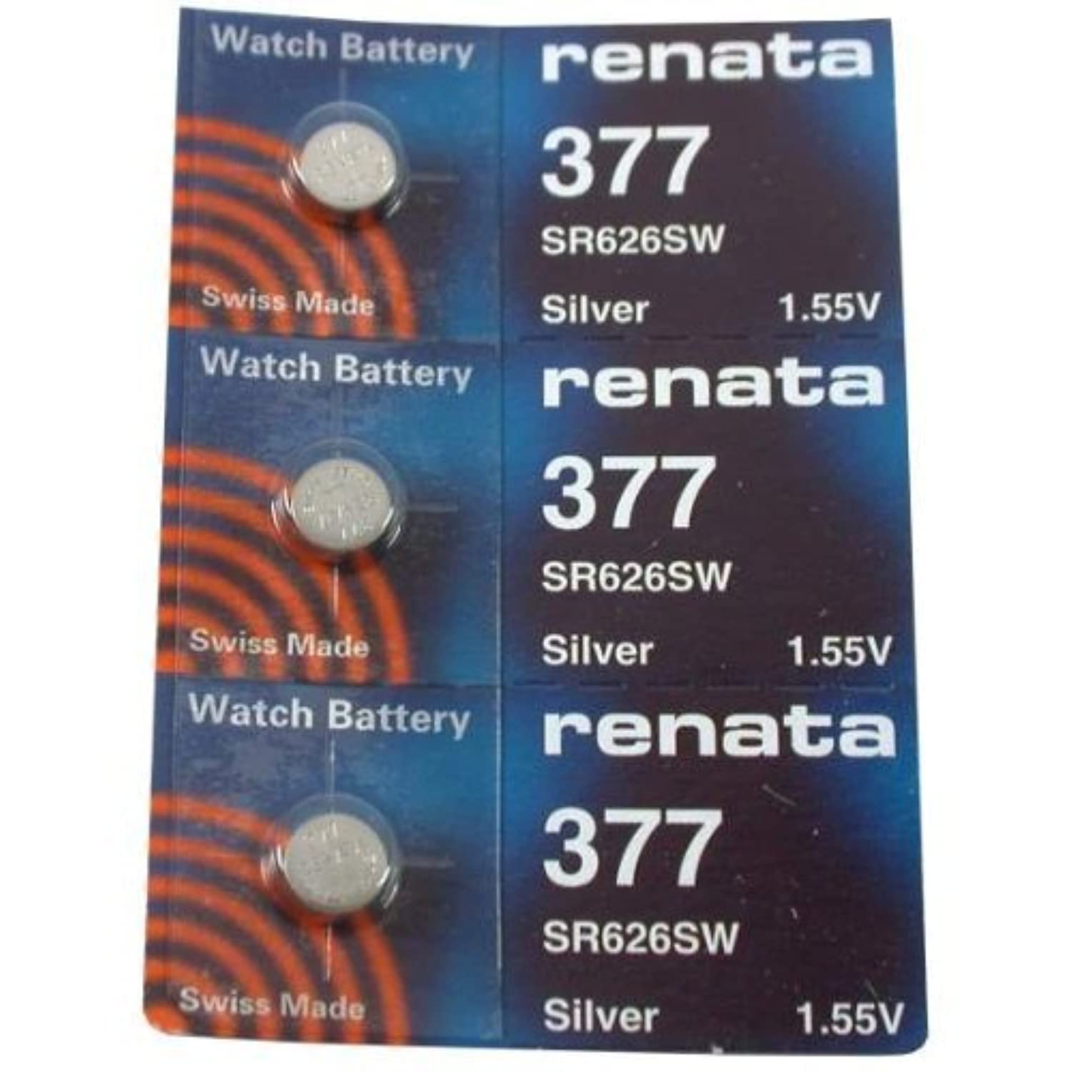 FindingKing Renata 377 Watch Batteries - 3 Pieces