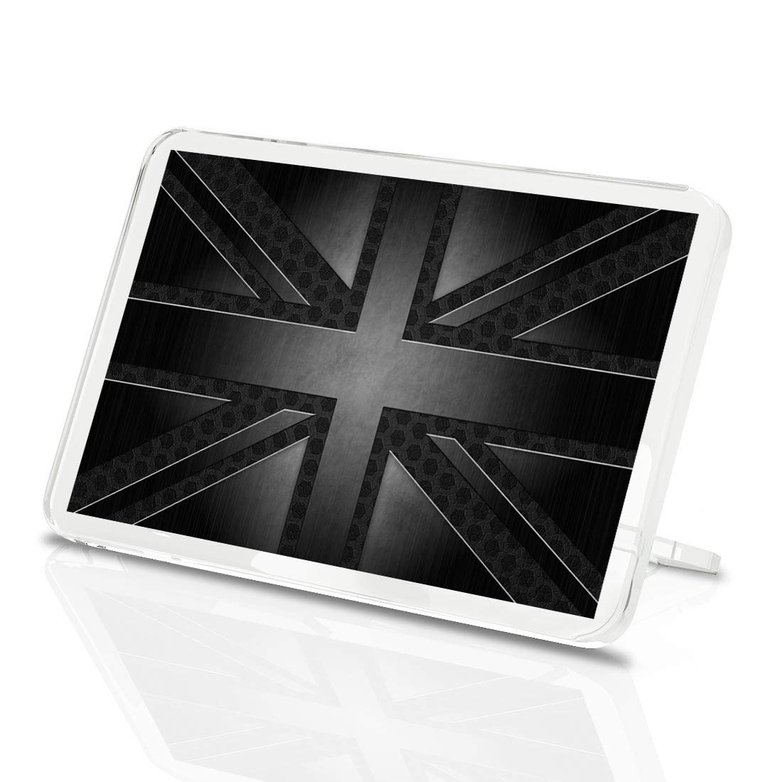1 x Fridge Magnet - Grunge Black British Union Jack Flag #43004