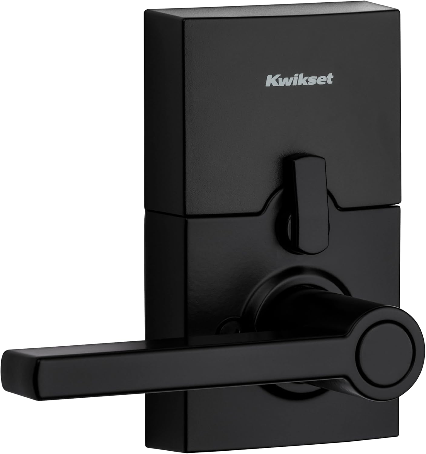 Kwikset SmartCode 917 Keypad Keyless Entry Residential Electronic Lever Lock Deadbolt Alternative with Halifax Door Handle, SmartKey Security, Matte Black Contemporary 4 61e08bIiaCL. AC SL1500