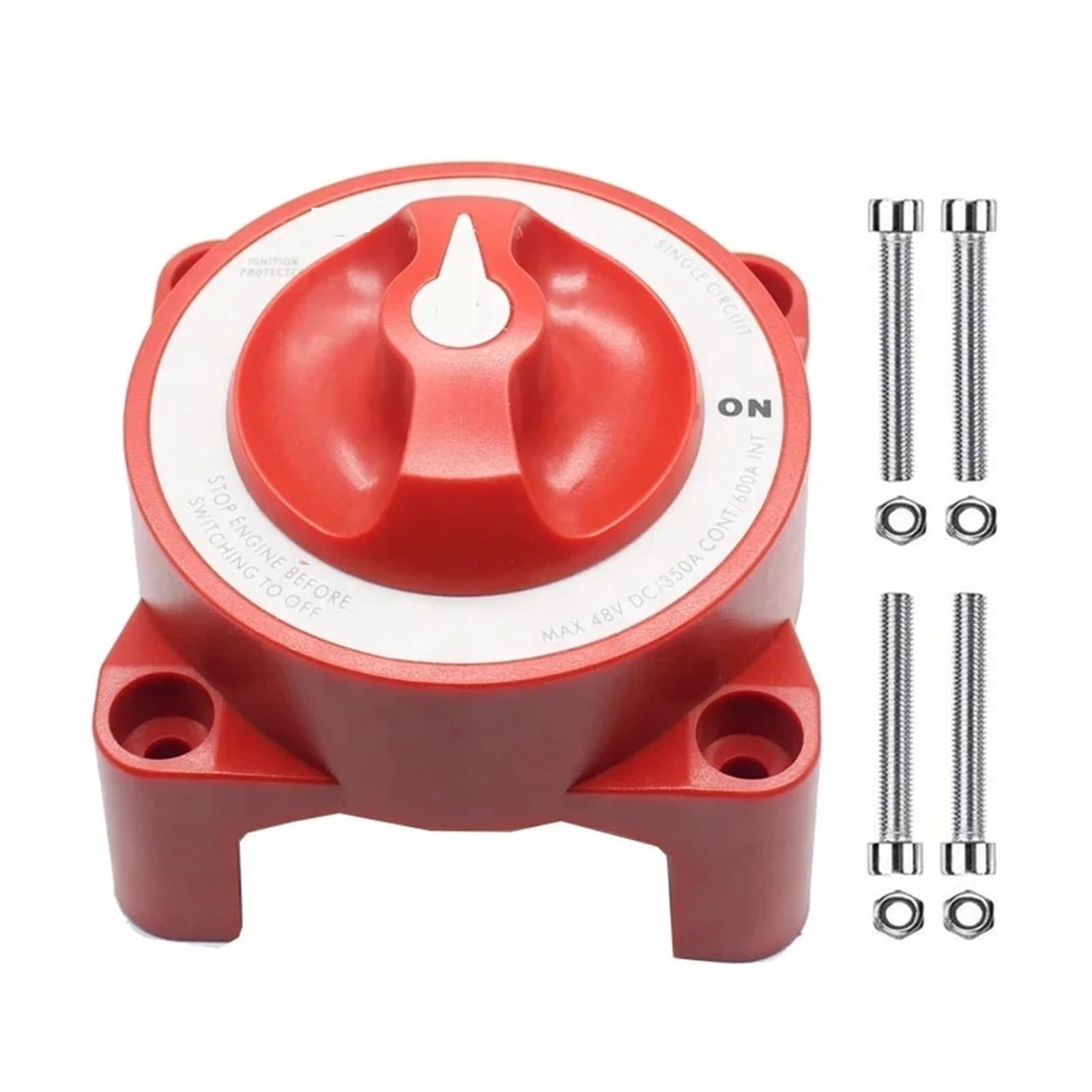 Interruptor de Corte de la batería Interruptor de batería de Apagado de Motor de automóvil de 300 A y 48 V con Aislamiento de Encendido y Apagado for vehículo