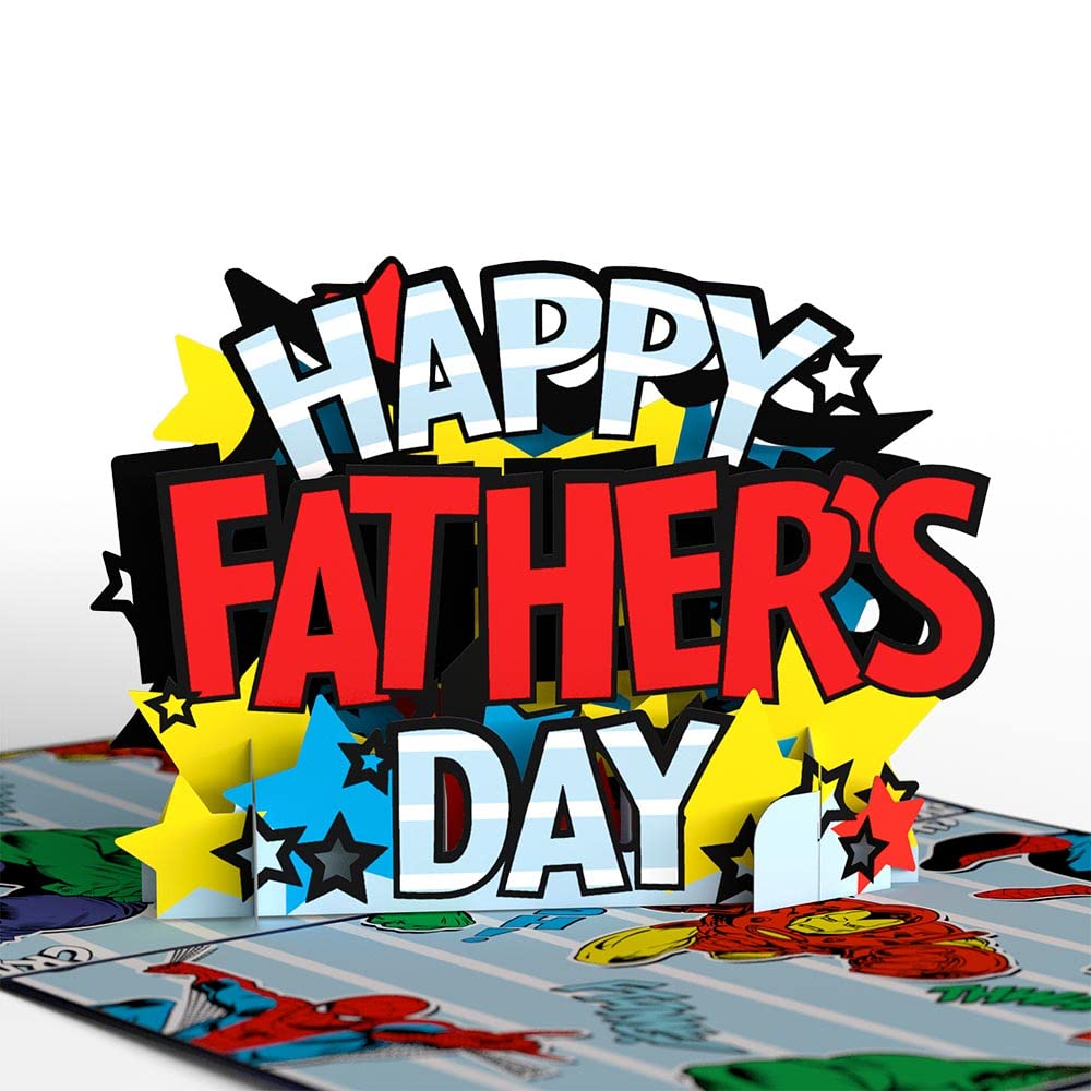 Lovepop Marvel's Avengers Super Hero Father's Day Pop-Up Card