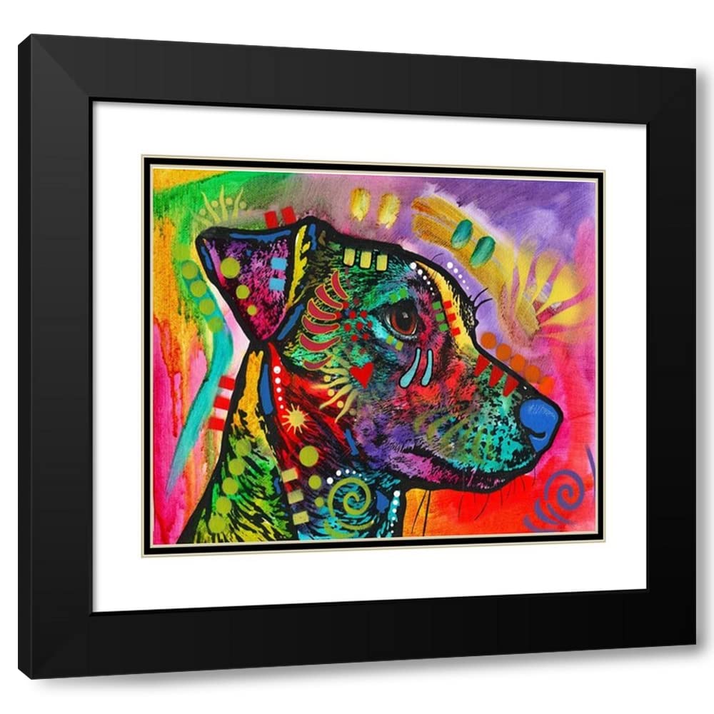 ArtDirect IMG_504 18x14 Black Modern Wood Framed with Double Matting Museum Art Print by Dean Russo Collection