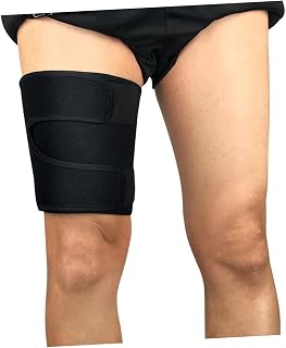 Thigh Brace Adjustable Sweat Band for Outdoor Activities Xl Thigh Support Wrap for Men Women for Running Gym and Mountaineering Moisture-wicking and Design