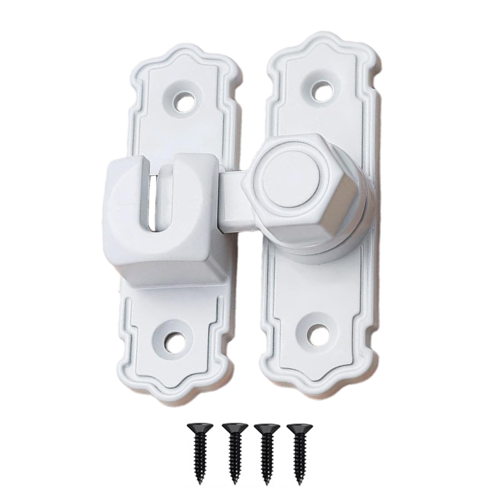 Angles Door Latches Heavy Duty Multipurpose Sliding Swing Bolt Easy to Use for Gate Barns Cabinets Aluminum Door Bolt