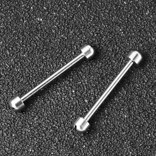 VILLFUL 2pcs Tiges de vis de Montre Watch Tube en Acier Inoxydable 18mm, Tube à vis de Montre pour Watch Clasps et Watch Bands, connecteur à vis Facile à Installer – vue 2