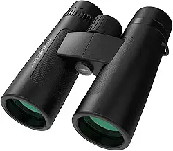 SVBONY Binóculo SV202 10 x 42 ED atualizado, binóculos com lentes objetivas de dispersão extra baixa para observação de pássaros, sistema óptico BAK4 e FMC, ângulo de visão amplo de 8° + amplo ângulo