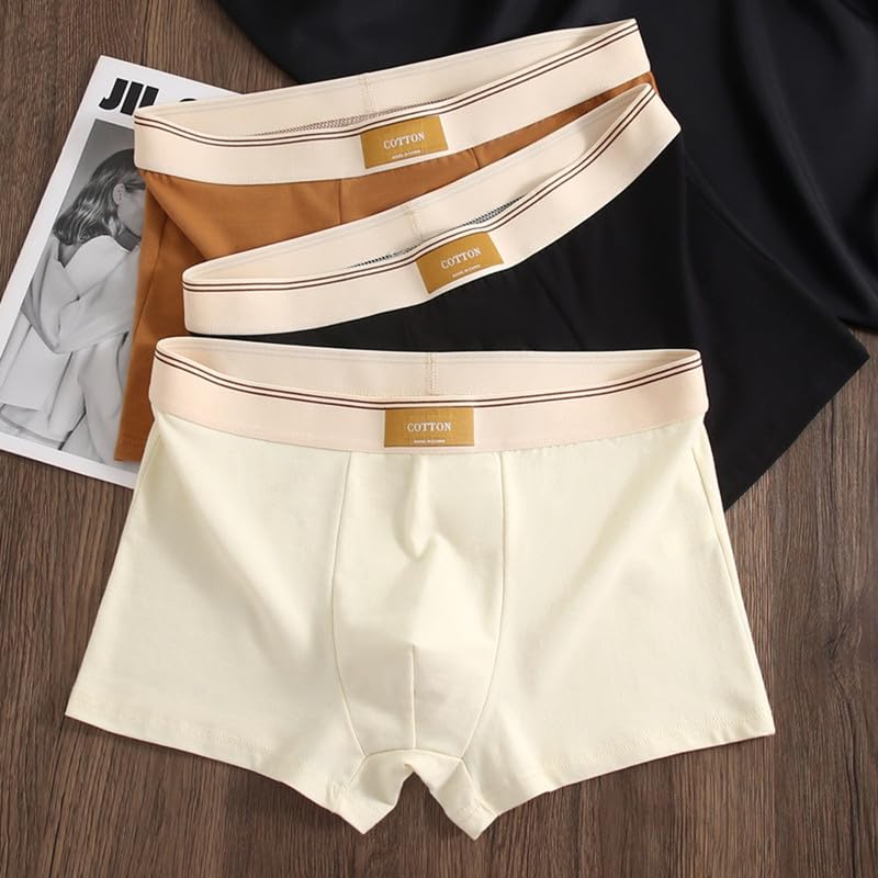 Image of Lymio Men Underwear Trunk | Briefs | Premium Mens Underpants | Breathable Premium Cotton Trunk with Soft Elastic Waistband | Comfortable Stretch Fit | All-Day Fresh (Cotton-Pack of 3)