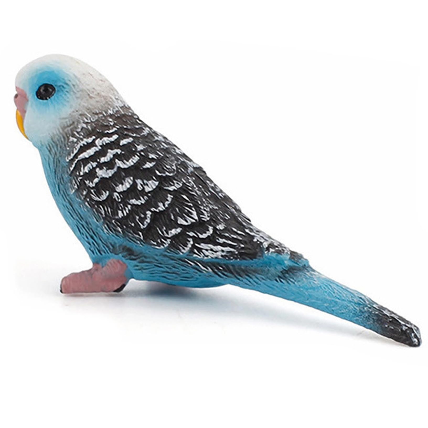 Wxyestna Bird Statue, Realistic Bird Figurines Home Decor Simulation PVC Artificial Parakeet for Garden Backyard Balcony