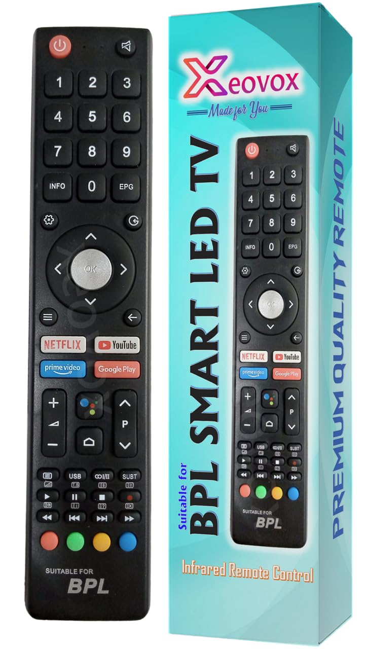 See full amazon price history chart for Xeovox Remote for BPL LED Tv Suitable for BPL Smart Android 4k LED UHD HD LED Tv with Hotkeys Without Voice Command Xeovox Remote for BPL LED Tv Suitable for BPL Smart Android 4k LED UHD HD LED Tv with Hotkeys Without Voice Command (B0CGRNYDYR) Amazon Price History, Amazon Price Tracker