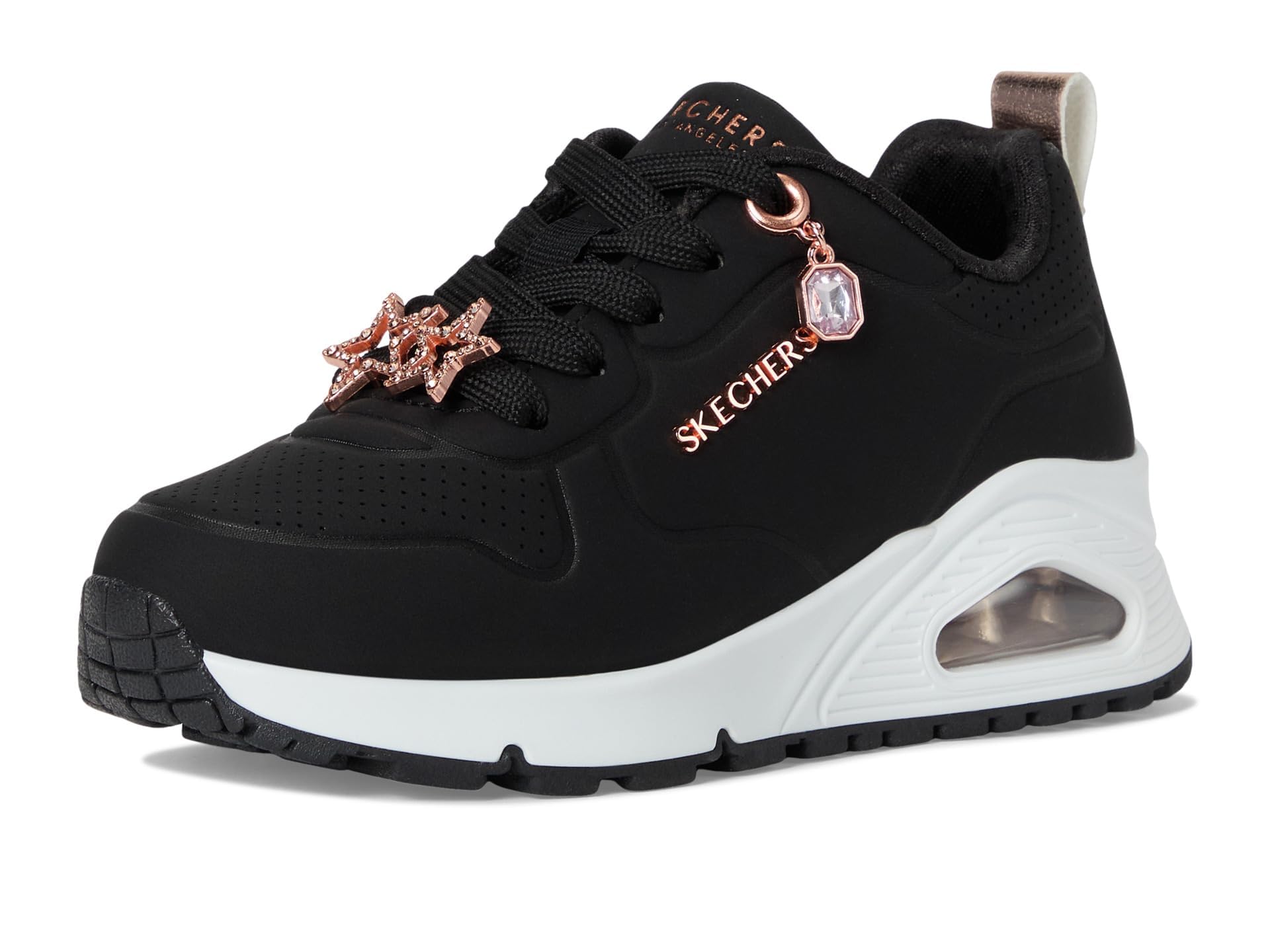Skechers Uno Gen1 Trendy Jewels Scarpe da ginnasticaBambine e Ragazze | Casual, memory foam raffreddato ad aria, intersuola airbag visibile Skech-Air, con lacci