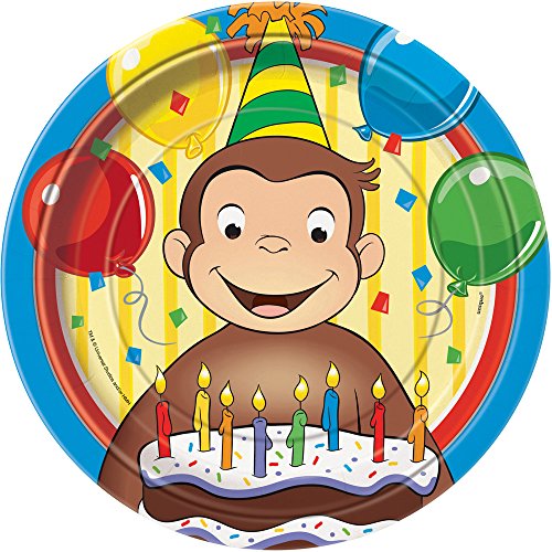 Curious George Dinner Plates, 8ct