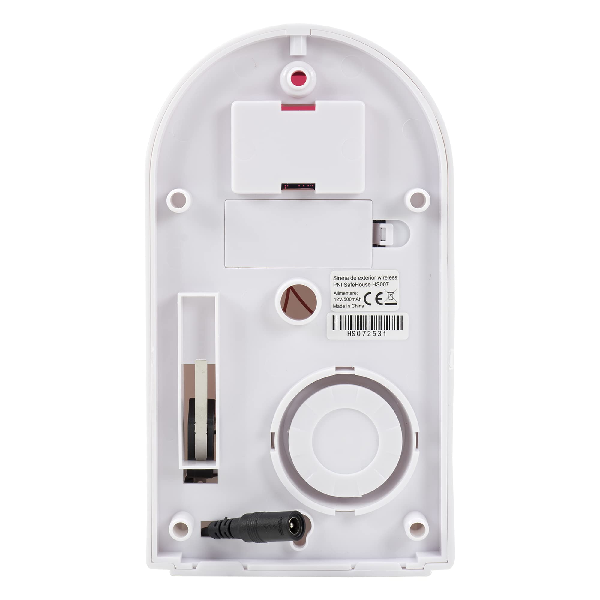 Sirena da esterno wireless PNI SafeHouse HS007 con batteria per sistemi di allarme wireless