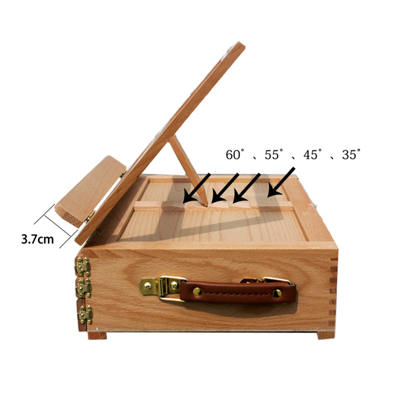 Gesboole Tabletop Easel – Adjustable Beech Wood Art Easel With Storage For Artists - View #7