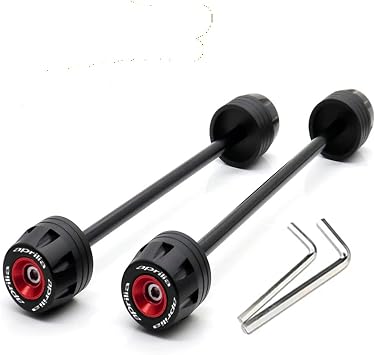 Rear Front Axle Fork Crash Sliders for Aprilia RS Tuono 660 2021-2023 RS660 2022 Motorcycle Protection Wheel Hub Protector BlockRed