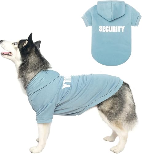BINGPET Sudaderas con capucha de seguridad para perros, suéter para cachorros, abrigos para perros y gatos, suave forro polar cepillado