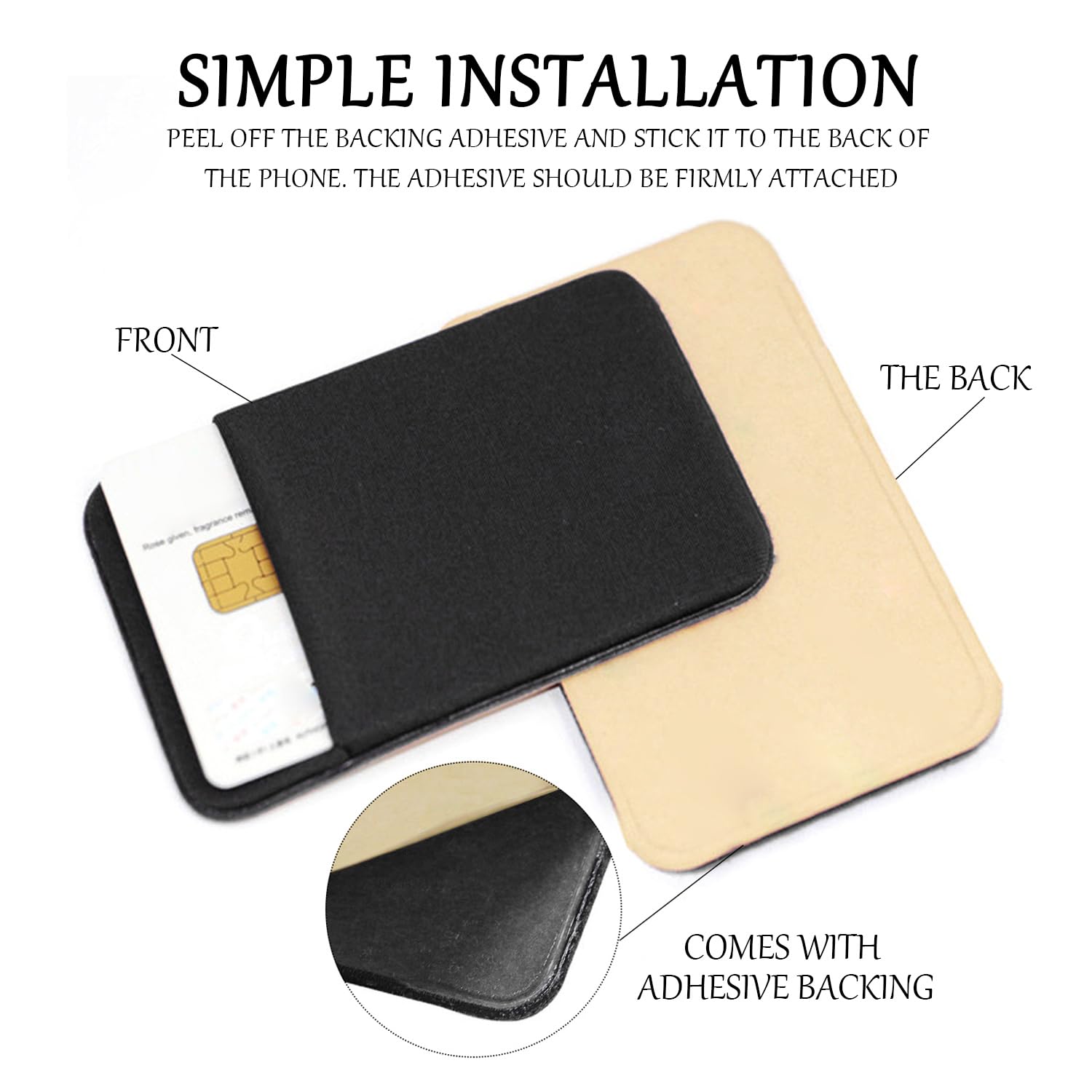 Patch di Back di Telefonia Mobile A 4 Pezzi, Copertura della Scheda per Telefono Cellulare, Accessori per Telefoni Cellulari, Copertura della Scheda Portatile.
