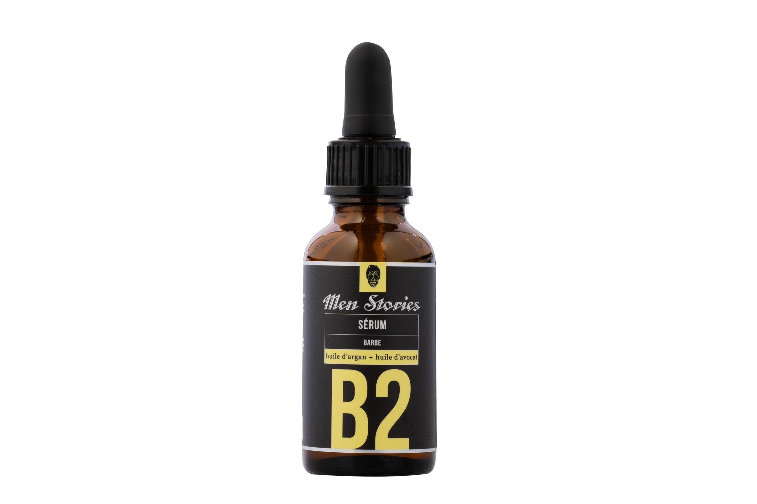 Men Stories Sérum Barbe B2, à l'Huile d'Argan et Huile d'Avocat 100ml