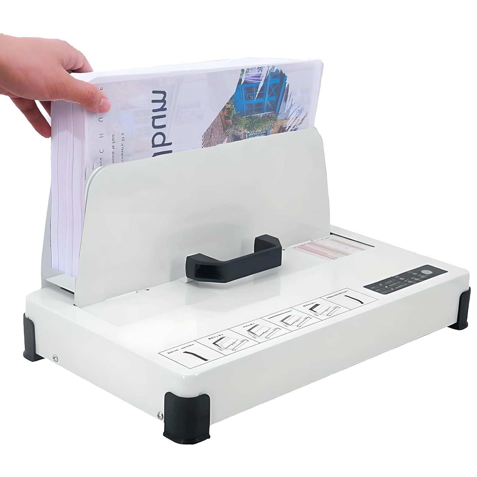 Machine de reliure thermique pour réparer et assembler les archives