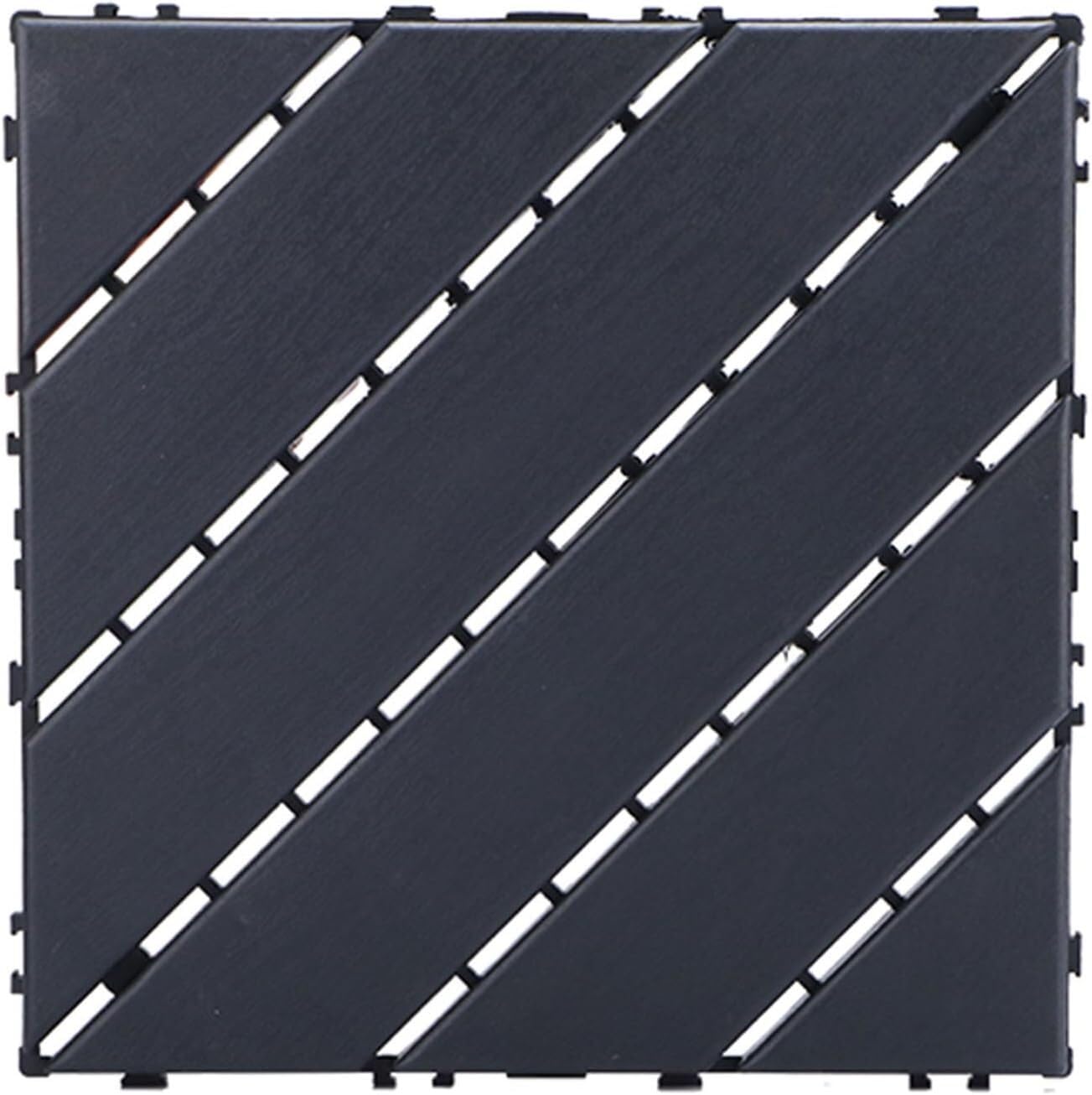 Carreaux de terrasse carrés pour aménager un coin repas extérieur moderne
