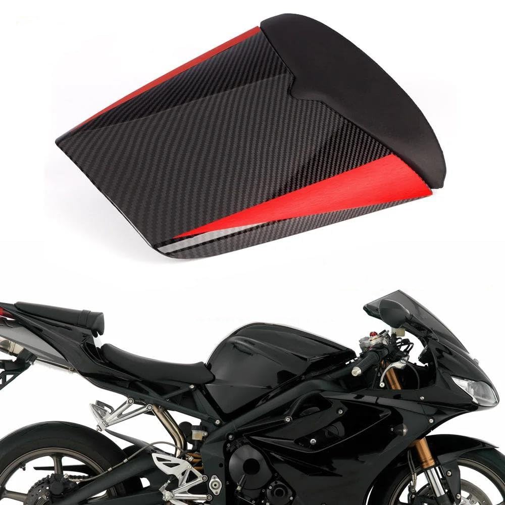 Moto Carenatura Cappuccio Passeggero Posteriore Sedile del Passeggero Cowl Copertura Carena per Daytona 675 per Daytona675 2006 2007 2008 2009 2010 2011 2012 Fodere per sedili Moto(Black B)
